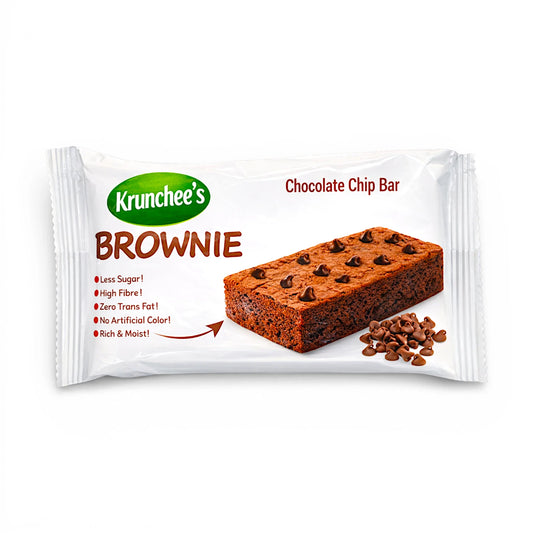 krunchee's dark chip brownie 30g