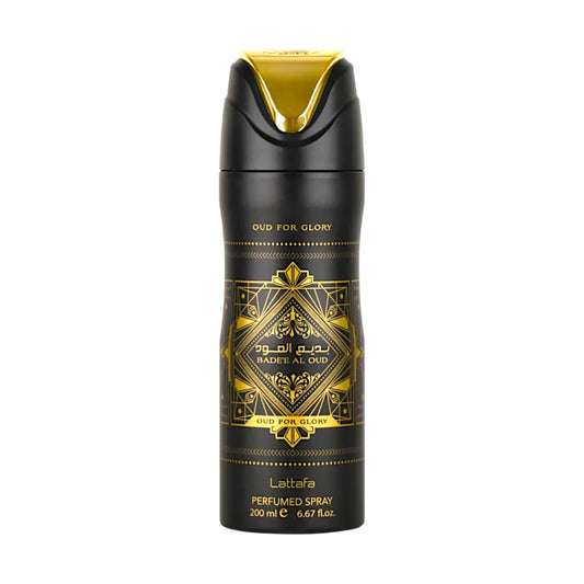lattafa body spray badee al oud 200ml