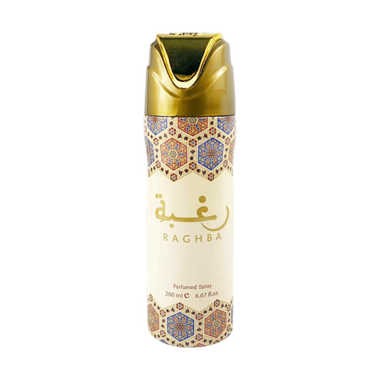 lattafa body spray raghba 200ml