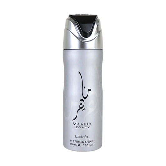 lattafa body spray maahir legacy 200ml