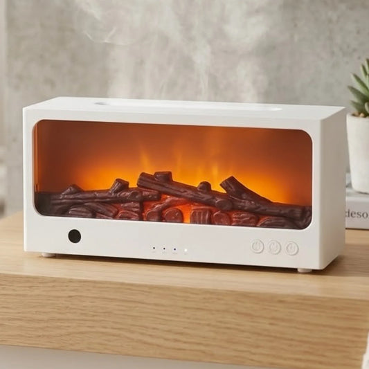 led fireplace aroma diffuser machine white 4.5"x9.5" china
