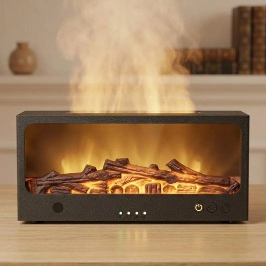 led fireplace aroma diffuser machine black 4.5"x9.5" china