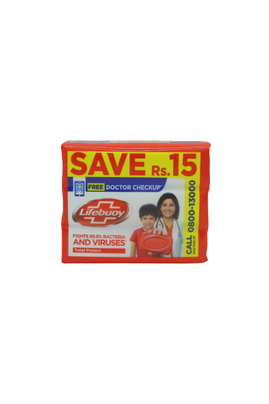 lifebuoy soap total protect red 3pc 125g
