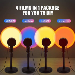 Sunset Lamp Multi Color With Remote