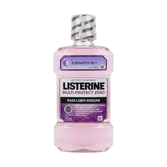 listerine mouth wash multi protect zero 250ml indonesia