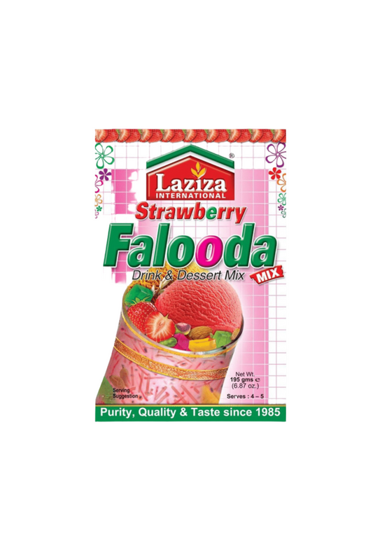 laziza falooda strawberry mix 195g