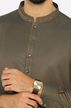 Dark Green Wash & Wear Shalwar Kameez