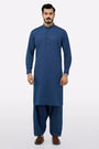 Blue Wash & Wear Shalwar Kameez