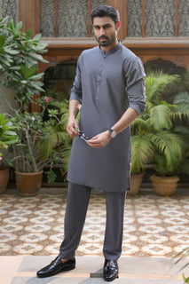 Blue Wash & Wear Kurta Pajama