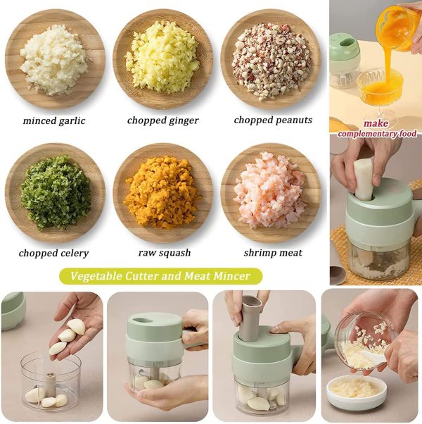 Electric Handheld Hammer Vegetable Cutter